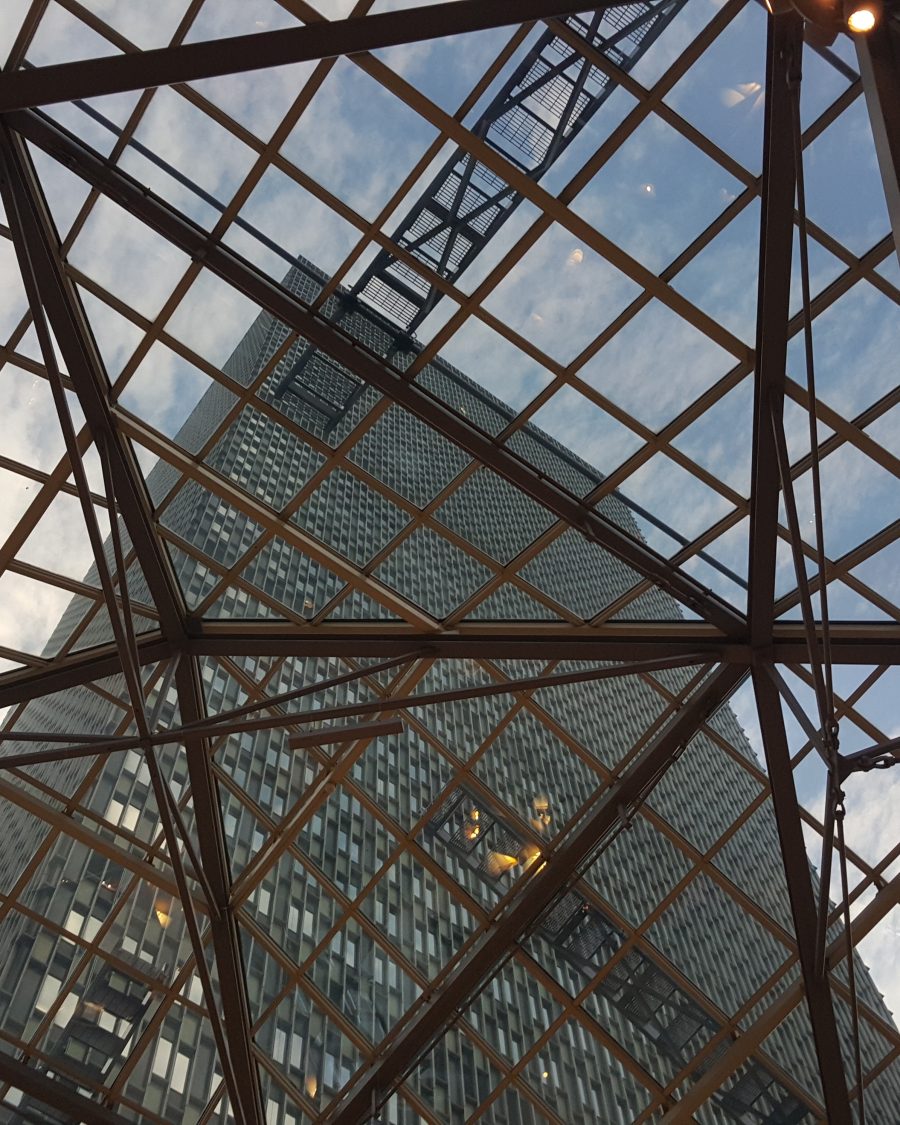 Textured Rainscreen Glass